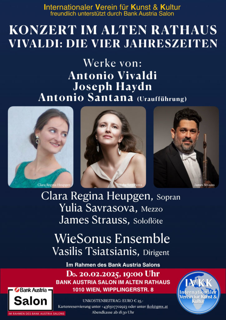 Konzert im alten Rathaus am 20.02.2025 um 19 Uhr